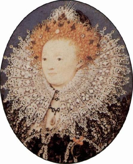 Nicholas Hilliard Portrat Elisabeth I, Konigin von England oil painting image